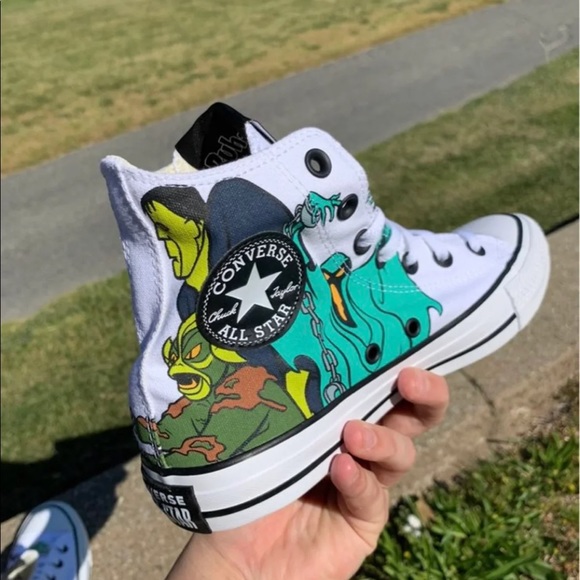Converse x Scooby Doo CTAS Hi Top Sneakers RARE - Picture 6 of 12